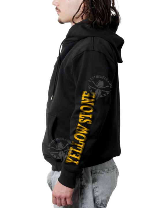 Sweat zippé danse-country homme Cowboy indomptable – LAST REBELS - Manche gauche Sweat zippé danse-country homme Cowboy indomptable – LAST REBELS - Manche gauche