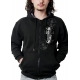 Sweat zippé danse-country homme Rêvons d’Amérique & musique – LAST REBELS - Vue de face