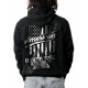 Sweat zippé danse-country homme Rêvons d’Amérique & musique – LAST REBELS - Impression dos