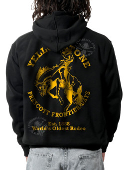 Sweat zippé danse-country homme Yellowstone & Prescott Rodeo – LAST REBELS - Impression dos