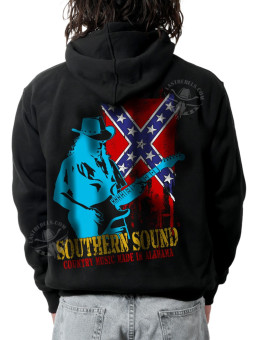 Sweat zippé danse-country homme Southern Sounds sudiste – LAST REBELS - Impression dos