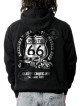 Sweat zippé danse-country homme Route 66 Highway USA – LAST REBELS - Impression dos Sweat zippé danse-country homme Route 66 Highway USA – LAST REBELS - Impression dos