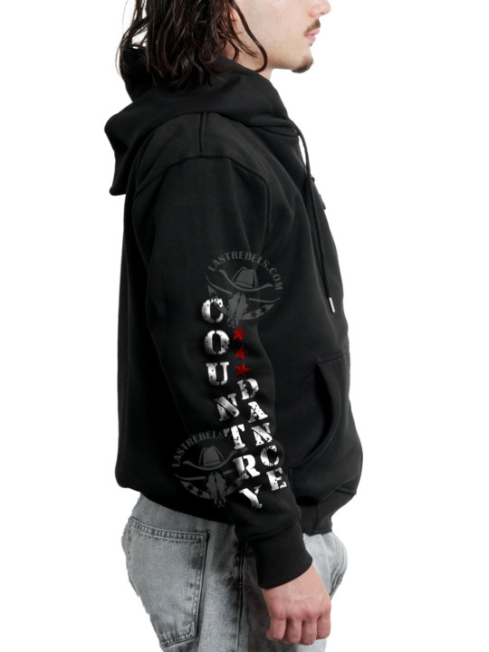Sweat zippé danse-country homme Jack Daniel’s Tennessee – LAST REBELS - Manche droite Sweat zippé danse-country homme Jack Daniel’s Tennessee – LAST REBELS - Manche droite