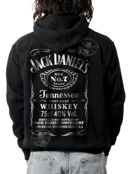 Sweat zippé danse-country homme Jack Daniel’s Tennessee – LAST REBELS - Impression dos