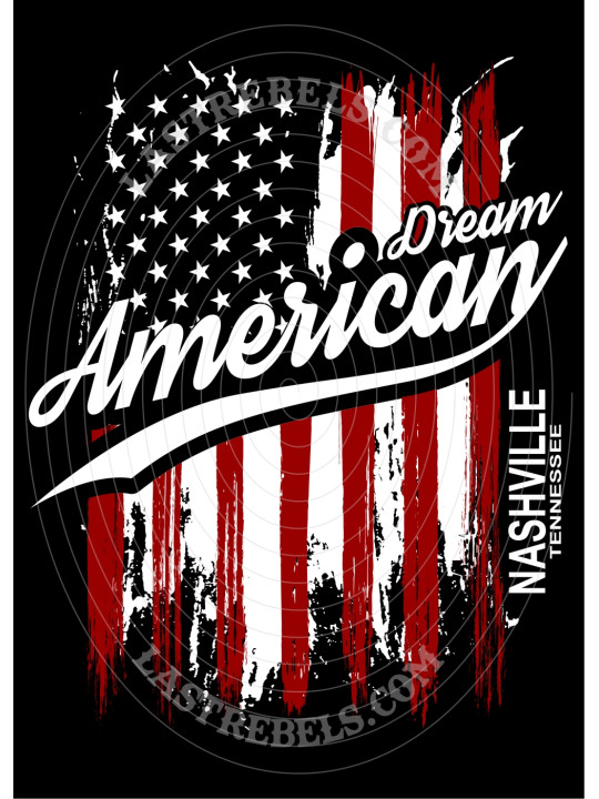 Polo femme Rêvons d’Amérique & drapeau USA – LAST REBELS - Motif exclusif