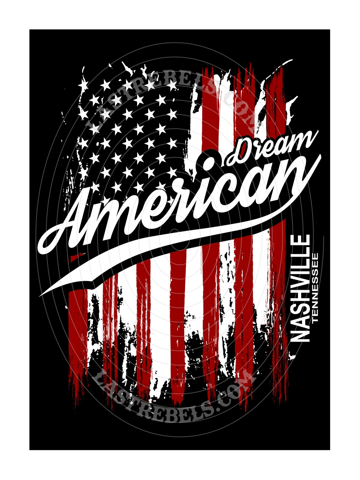 Polo femme Rêvons d’Amérique & drapeau USA – LAST REBELS - Motif exclusif