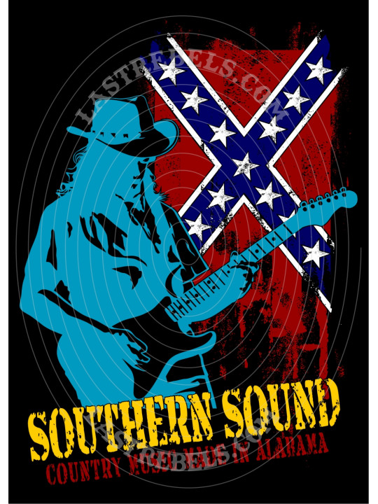 Polo femme Southern Sounds & musique du Sud – LAST REBELS - Motif exclusif