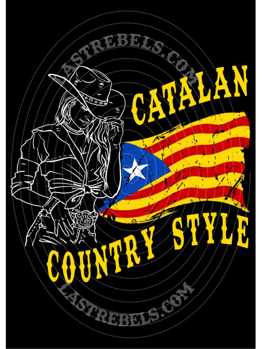Polo femme Catalan Country Style & cowgirl – LAST REBELS - Motif exclusif