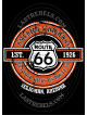 Polo femme Route 66 & American Highway – LAST REBELS - Motif exclusif