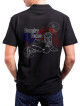 Polo homme danse country drapeau américain – LAST REBELS - Impression dos