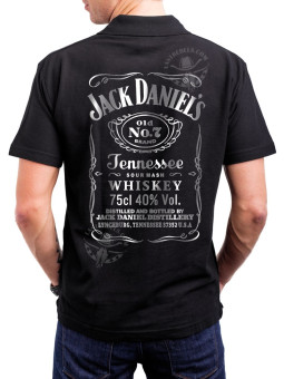 Polo homme danse-country Jack Daniel’s Tennessee – LAST REBELS - Impression dos