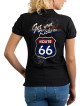 Polo femme Route 66 Get Your Kicks – LAST REBELS - Impression dos