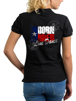 Polo femme Line Dance Texas – Born and Bred – LAST REBELS - Impression dos