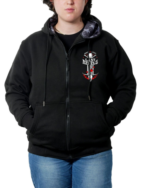 Sweat danse country femme – LAST REBELS aigle & Texas - Vue de face Sweat danse country femme – LAST REBELS aigle & Texas - Vue de face