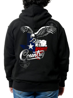 Sweat danse country femme – LAST REBELS aigle & Texas - Impression dos