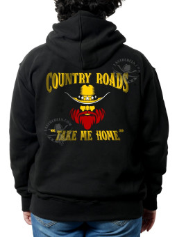 Sweat danse country femme – LAST REBELS Country Roads Denver - Impression dos