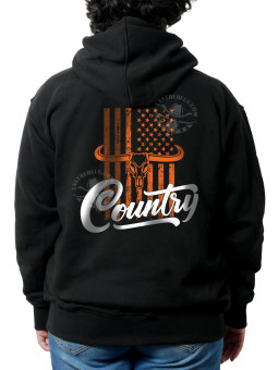 Sweat danse country femme – LAST REBELS Long Horn & USA - Impression dos