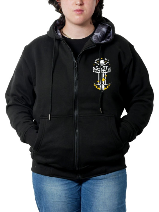 Sweat danse country femme – LAST REBELS Yellowstone & bisons - Vue de face Sweat danse country femme – LAST REBELS Yellowstone & bisons - Vue de face