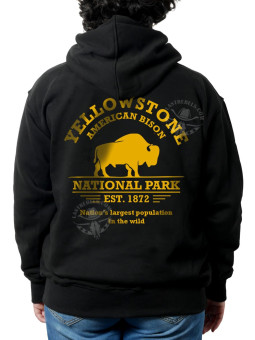 Sweat danse country femme – LAST REBELS Yellowstone & bisons - Impression dos