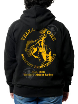 Sweat danse country femme – LAST REBELS Yellowstone & Prescott Rodeo - impression dos