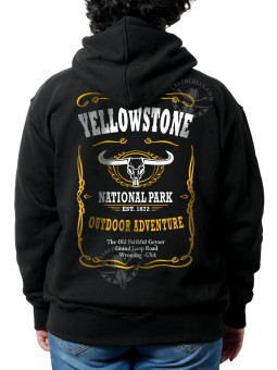 Sweat danse country femme – LAST REBELS Yellowstone & Longhorn - Impression dos