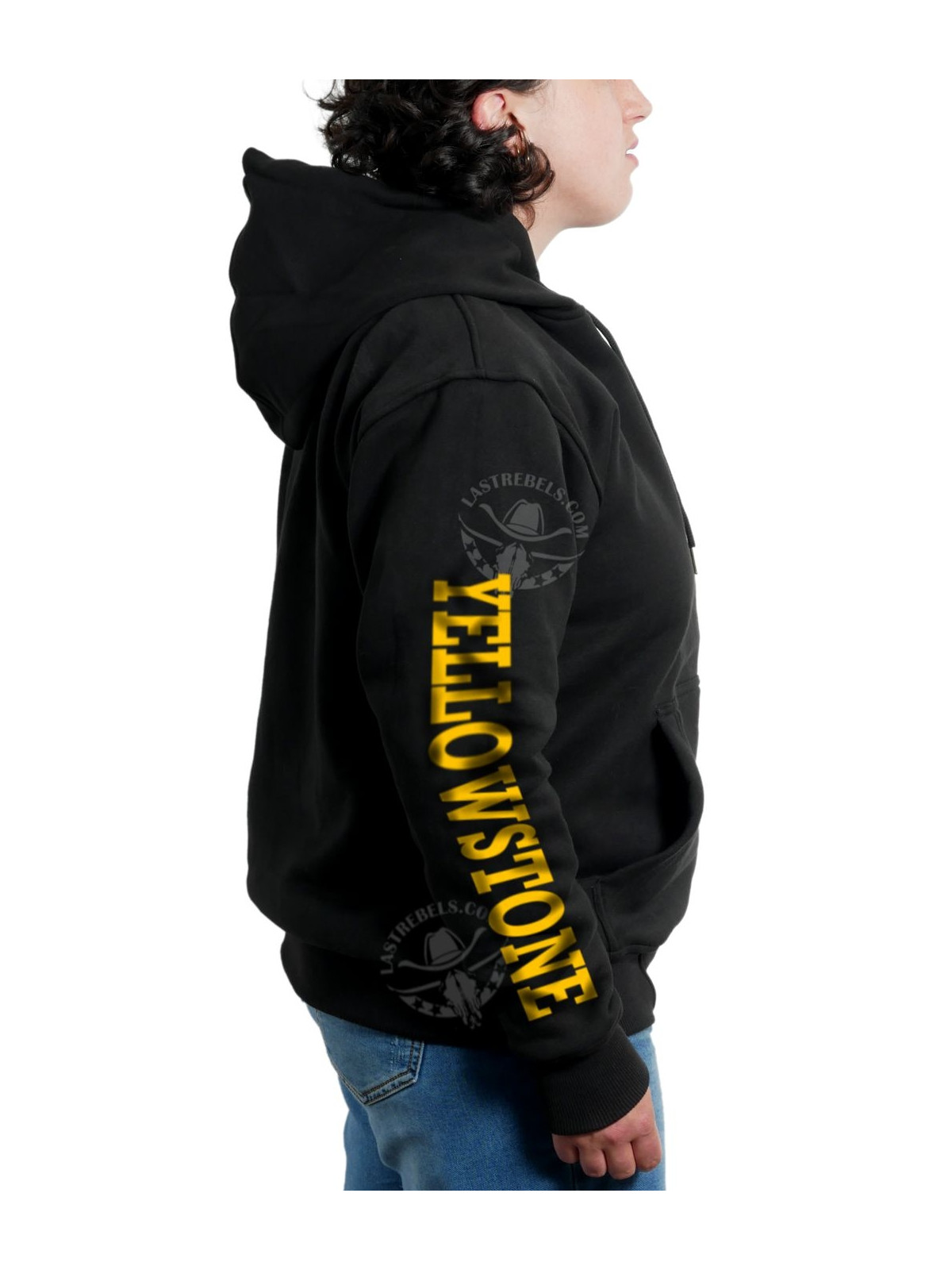 Sweat danse country femme – LAST REBELS Yellowstone & Longhorn - Manche droite