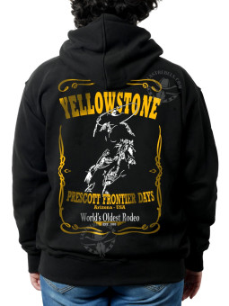 Sweat danse country femme – LAST REBELS Yellowstone & Rodéo Prescott - Impression dos