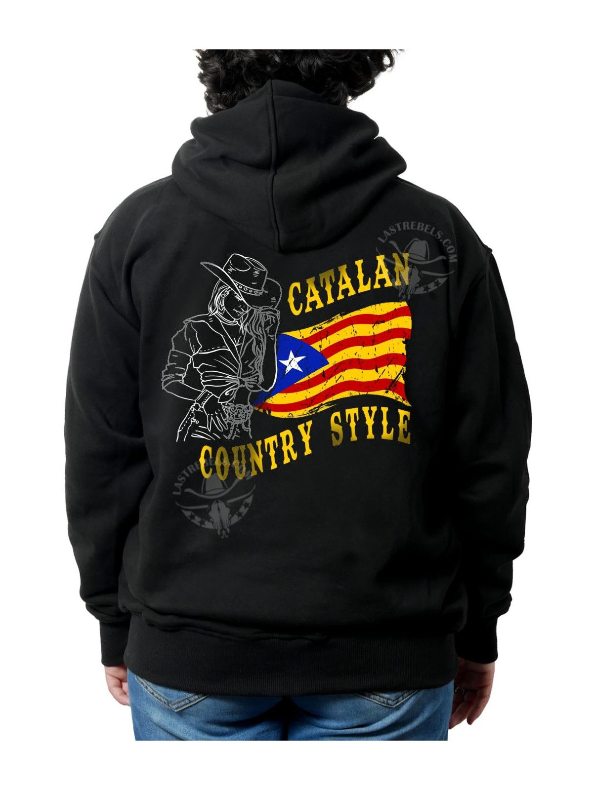 Sweat danse country femme – LAST REBELS Catalan Country Style - Impression dos