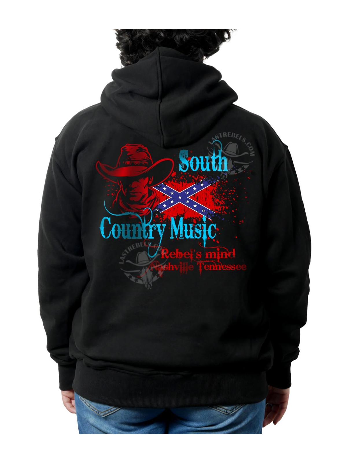 Sweat danse country femme – LAST REBELS South Country Music - Impression dos