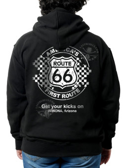 Sweat danse country femme – LAST REBELS Route 66 First Route - Impression dos