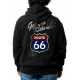 Sweat danse country femme – LAST REBELS Route 66 Get Your Kicks - Impression dos