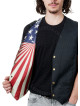Gilet LAST REBELS / doublure drapeau américain