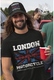 TSHK 1015 // T-shirt Vintage noir London Motorcycles